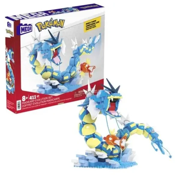 Mattel mega pokémon evoluční set - magikarp