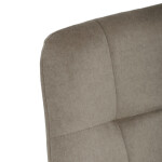 Jídelní židle, béžová, sametová látka, DCL-X7015 CAP2