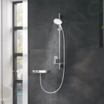 GROHE - Rainshower SmartActive Sada sprchové hlavice 150 9,5 l/min, 3 proudy, tyče 900 mm a hadice, měsíční bílá 26594LS0