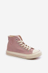 Dámské vysoké tenisky Big Star NN274277 růžové 36