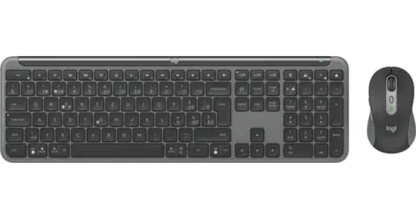 Logitech Signature Slim Combo MK950 grafitová / Sada klávesnice a myši / bezdrátová / CH layout / pro firmy (920-012503)