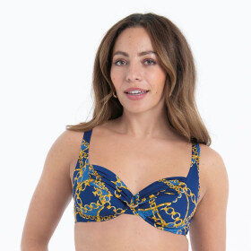 Dámská plavková podprsenka Hermine Top Bikini - horní díl 8795-1 modrý denim - RosaFaia 75C