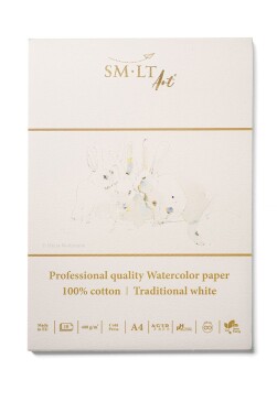 SM.LT Akvarelový blok A4 Professional Quality 400 g/m2 Cold Press 10