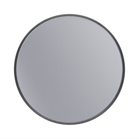 Erga Round, kulaté zrcadlo 40cm, černý rám, ERG-V01-ROUND-4040-BK