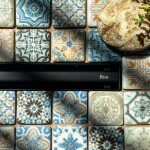 REA - Odtokový žlab Neox Slim pro black 90 REA-G2711