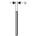 GEBERIT - Omega70 Krycí deska Omega 115.082.SI.1