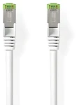 Nedis CAT8.1 S/FTP bílá / Síťový kabel / RJ45 - RJ45 / 1 m / LSZH (CCGL85520WT10)