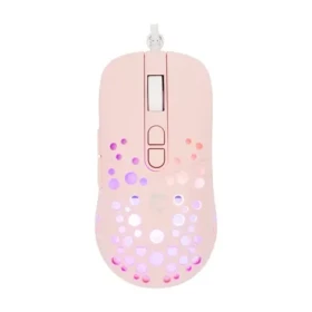 White Shark TRISTAN-2 růžová / herní myš / optická / 12800 DPI / 7 tlačítek / USB / RGB (TRISTAN-P-2)