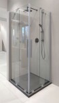 DEANTE - Sprchový kout Prizma ocel kartáčovaná, čtvercová, 90x90 cm KPNFP09P09