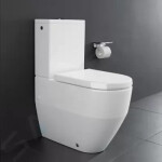 Laufen - Pro Stojící WC kombi mísa, zadní/spodní odpad, boční přívod vody, s LCC, bílá H8259524002311