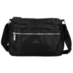 Trendy dámská nylonová crossbody kabelka Nomia, černá