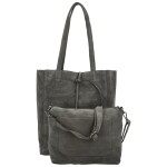 Trendy dámský koženkový set kabelek Oktavie, šedý