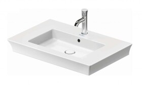 DURAVIT - White Tulip Umyvadlo 75x49 cm, 1 otvor pro baterii, bílá 2363750000