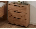 Noční stolek se 3 zásuvkami Nadja, dub artisan