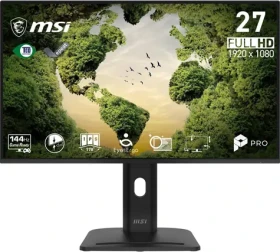 27" MSI PRO MP275PGN E14 černá / Monitor / IPS / FHD / 144Hz / HDMI+DP / VESA (PRO MP275PGN E14)