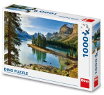 Puzzle Jezero Maligne 1000 dílků - Dino