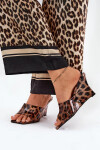 Pantofle BD121 leopard - Step in style 37