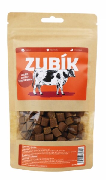 Jopopet ZUBÍK Hovězí kostky s rakytníkem200g