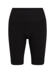ICEBREAKER W Seamless Rib 8 High Rise Shorts, Black velikost: M