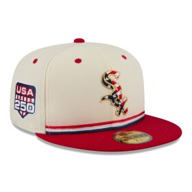 New Era Pánská kšiltovka Chicago White Sox MLB 2026 4th of July USA 250 59FIFTY Fitted Velikost: 7 1/8