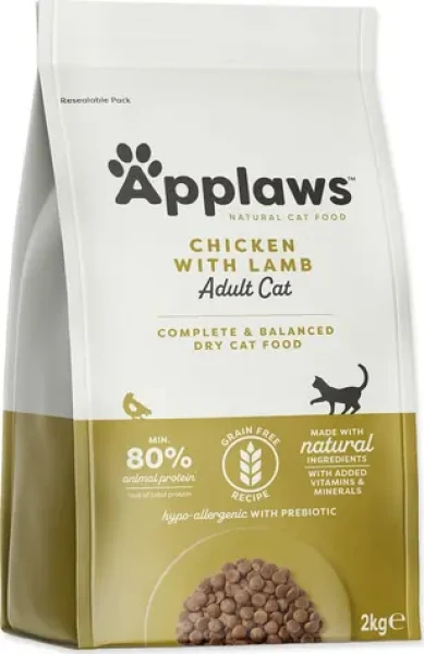 Applaws Chicken with Lamb 2 kg / Granule pro kočky / bez obilovin / hypoalergenní (033-4024)