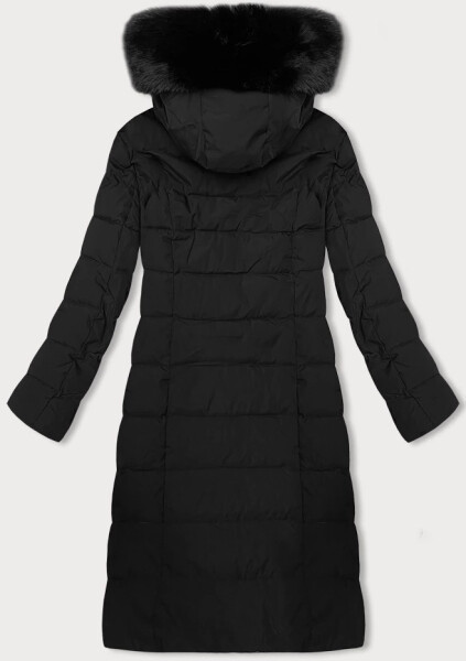 Černá dámská zimní bunda s odepínací kapucí J Style (16M9128-392) odstíny černé L (40)