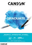Canson Graduate Aquarelle blok A5 250g, 20 listů
