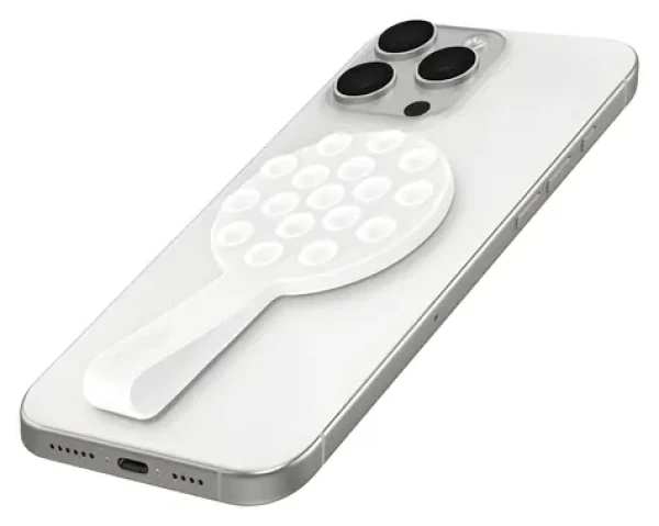 SBS MAG Grippy bílá / Držák na telefon / MagSafe / přísavka