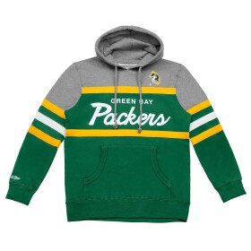 Mitchell & Ness Pánská mikina Green Bay Packers NFL Head Coach Throwback Football Hoodie Velikost: S