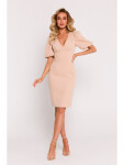 M779 Šaty Bustier - béžové EU XL