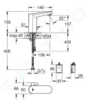 HANSGROHE - Zesis M33 Dřezová baterie 200, uzavírací ventil spotřebiče, CoolStart, chrom 74807000