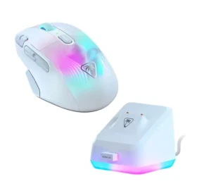 Turtle Beach Bundle KONE XP Air + RGB Rapid nabíjecí stanice bílá / bezdrátová optická herní myš / 19000 DPI / USB / BT (TBM-1101-15)