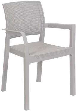 TOOMAX ALBA plastové křeslo - šedá