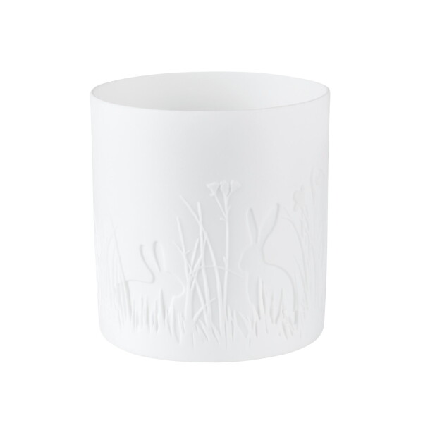 Räder Porcelánový svícen Rabbit meadow, bílá barva, porcelán