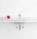 VILLEROY & BOCH - O.novo Umyvadlo zápustné 560x405 mm, bez přepadu, otvor pro baterii, alpská bílá 41615701