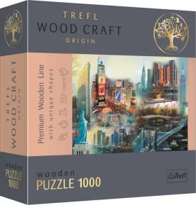 Trefl Wood Craft Origin - Puzzle - Koláž New York