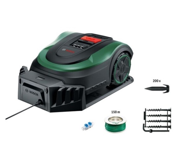Bosch Indego M+ 700, robotická sekačka, 18 V, výška střihu 30 – 50 mm, plocha až 700 m2