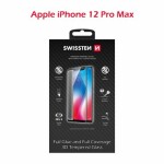 SWISSTEN Ultra Durable 3D FULL GLUE Glass pro Apple iPhone 12 Pro Max černá (64701866)