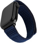 FIXED Nylonový řemínek Nylon Sporty Strap pro Apple Watch Ultra 49mm tmavě modrý (FIXNST2-1029-DBL)