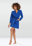 DKaren Housecoat Pola Dark Blue