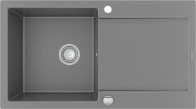 MEXEN Leo granitový dřez odkapávačem 900x500 mm, šedá 6501901010-71