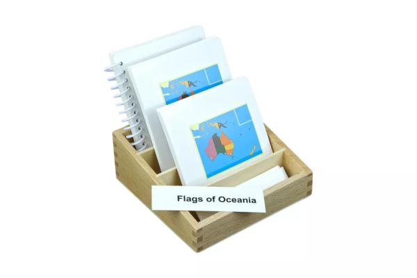 Moyo Montessori Moyo Montessori Vlajky Austrálie - třísložkové karty