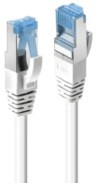 Lindy Cat6A S/FTP PIMF bílý 1,5 m / Patch kabel / LSZH / RJ45-RJ45 / 500 MHz (47193)