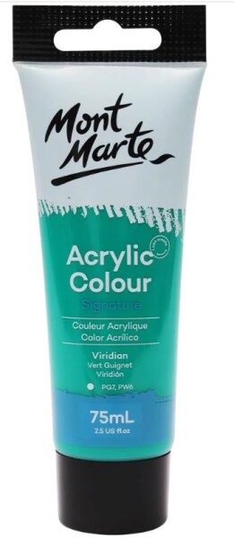 Mont Marte akrylová barva 75 ml smaragdová Viridian tuba