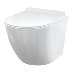 Alcadrain 1 - Alcadrain závěsná WC mísa + WC sedátko SLIM SOFTCLOSE, Duroplast WC SOLID WC SOLID
