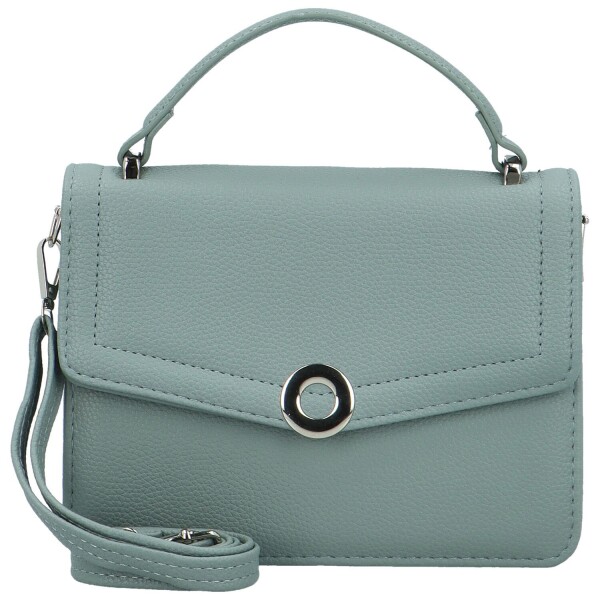 Módní dámská koženková kabelka do ruky MaxFly Jolanta, džínově modrá