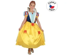 MaDe 00982 - Šaty na karneval - sněhurka, 120- 130 cm