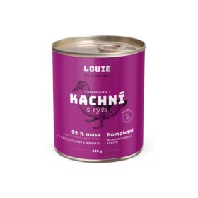 Louie konzerva Kachní s rýží Hmotnost: 800g
