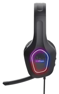 Trust GXT 416 Zirox LED černá / Herní sluchátka / mikrofon / LED / Jack 3.5mm + USB (25331)