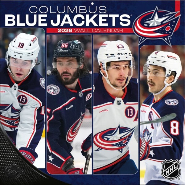 JF Turner Kalendář Columbus Blue Jackets NHL 2026 Wall Calendar